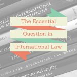 Compliance: Essential question international law